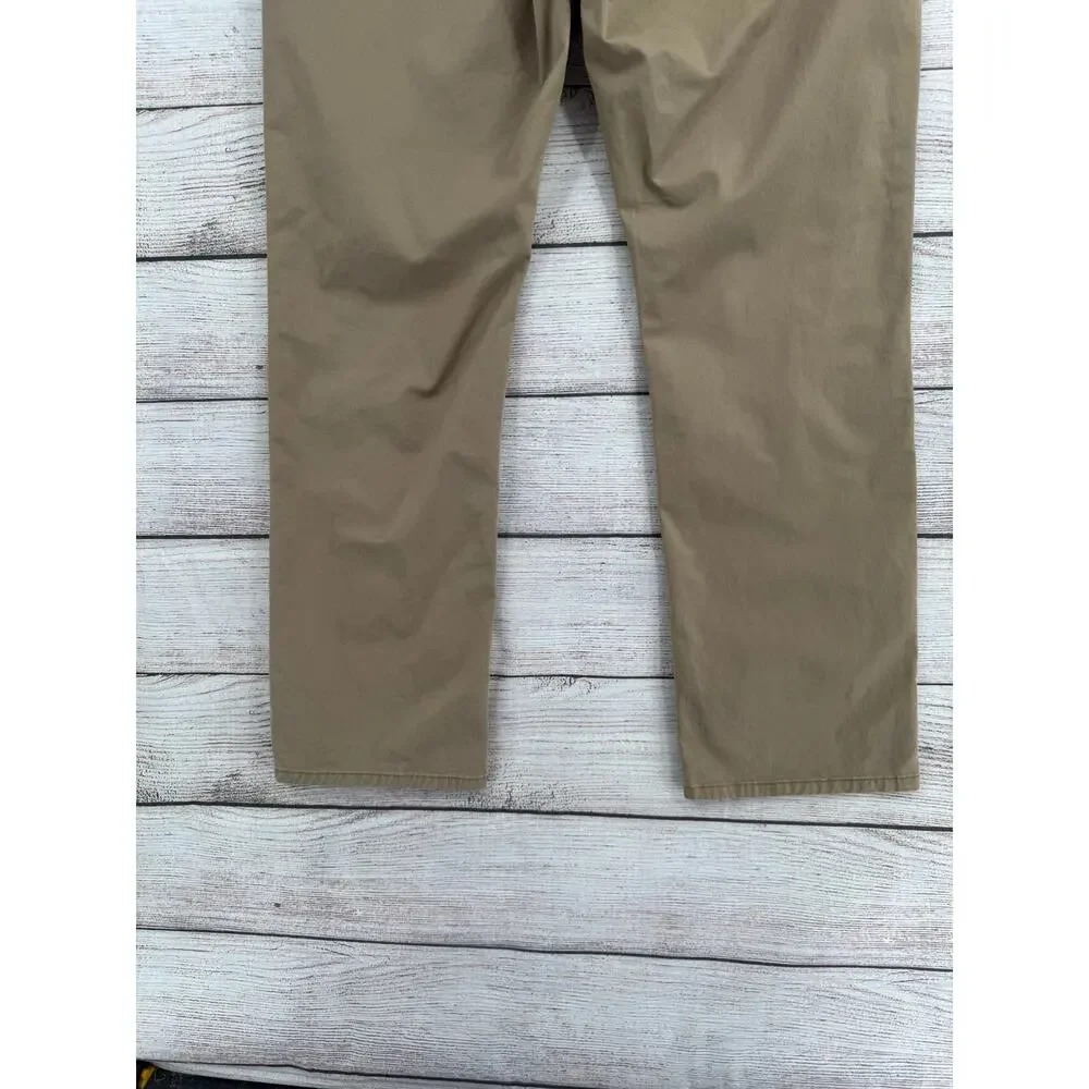 Polo Ralph Lauren 5 Pocket Tapered Leg Khaki Jeans Mens 38x30‎ Beige Tan